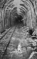 A remarkable photograph of Arthur’s Pass tunnel, from the portal at the Otira end.