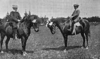 Mr P. D. Boag's first prize pony, Peter the Great and Master Harry Muir's second prize pony, Pearl.