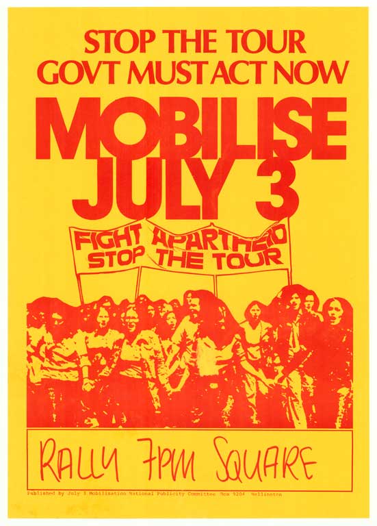 Stop the Tour. Govt Must Act Now. Mobilise July 3.