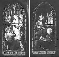 Stained glass windows to the memory of Maria Thomson