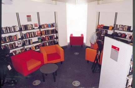 Adult fiction living room on the pier level