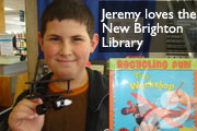 Jeremy loves the New Brighton Library photo