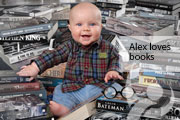 Alex loves books