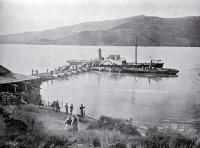 Steamer at Port Levy 