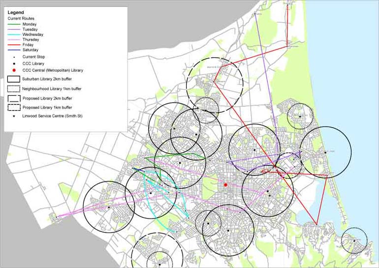 Current routes June 2009