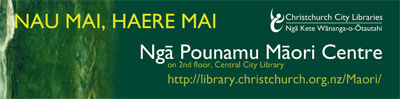 Māori services bookmark