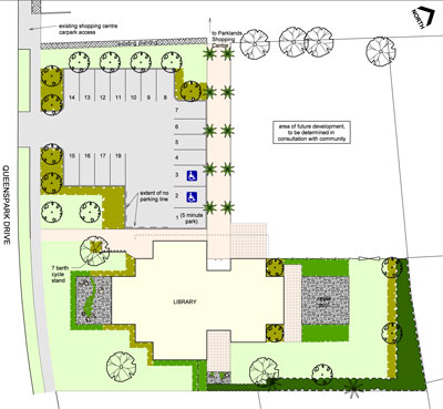 Proposed landscaping - click here for full pdf version