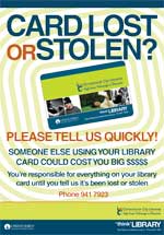 Lost / Stolen library Card