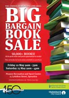 Book sale poster