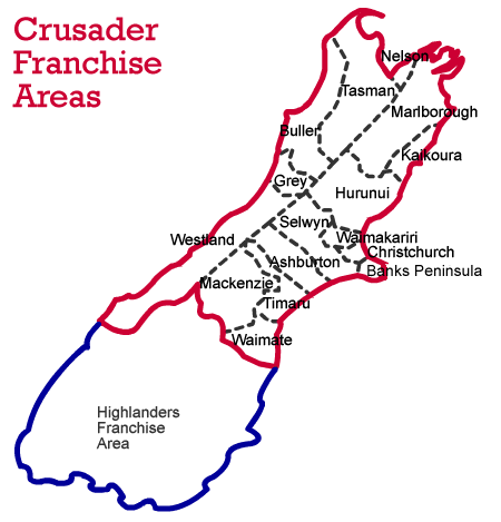 Crusader Franchise catchment