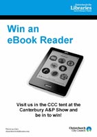 Win an eBook reader poster