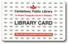 Canterbury Public Library Card