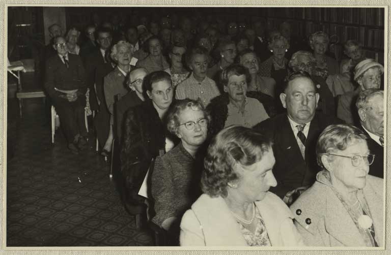Image of 50th Anniversary and annual meeting. Guests. [1959]