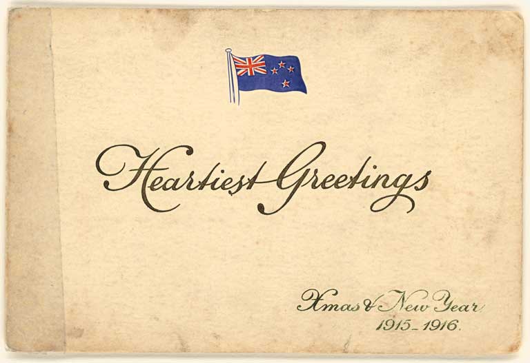 Image of Heartiest greetings. Card. 1915-1916