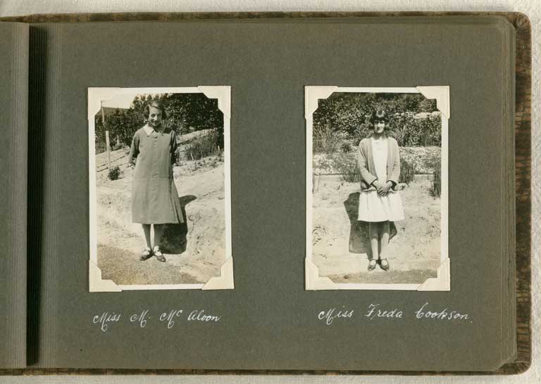 Image of Miss M. McAloon. Miss Freda Cookson. [1913-1933]
