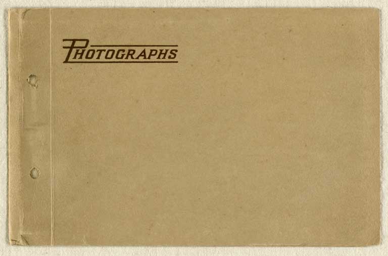 Image of Photograph album, cover. [1913-1933]