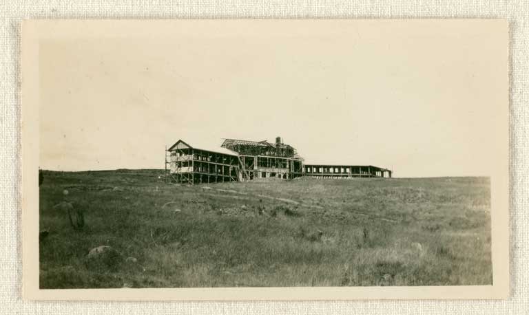 Image of Fresh Air Home under construction 1923