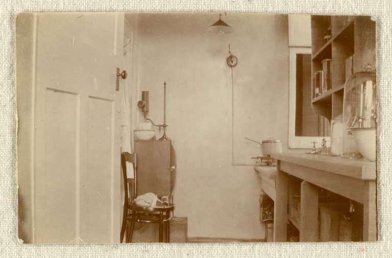 Image of Part of Doctor's laboratory. Middle Sanatorium. 1918