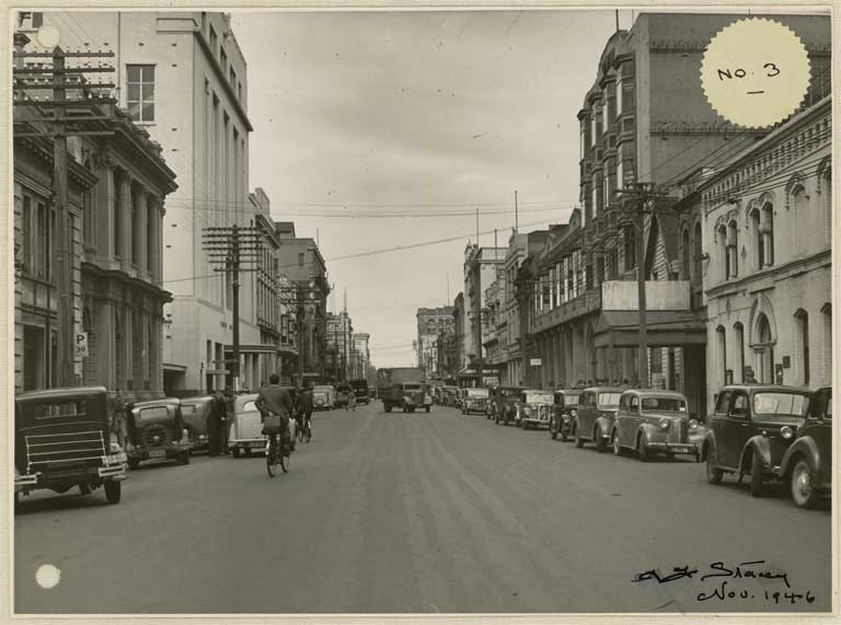 Image of No. 3. Photographs taken at random during business hours of some of our busy thoroughfares. 1946