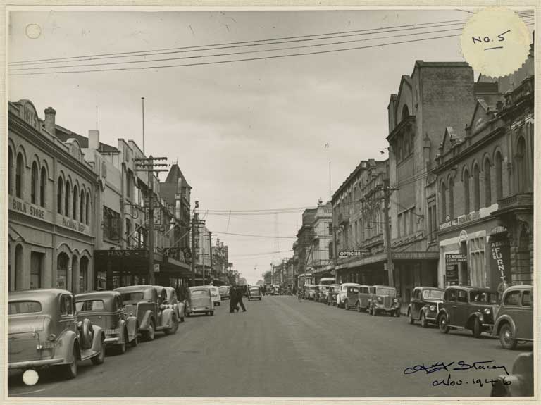 Image of No. 5. Photographs taken at random during business hours of some of our busy thoroughfares. 1946