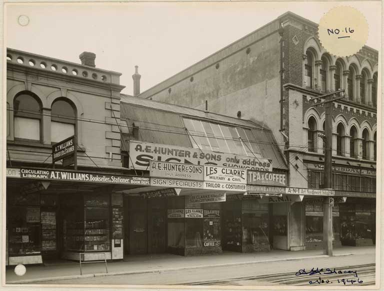 Image of No. 16. Photograph showing front elevation Cashel Street property. 1946