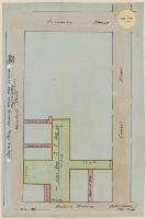 Thumbnail Image of No. 14. Sketch plan to scale showing whole of Hereford St, Cashel Street and Oxford Terrace properties