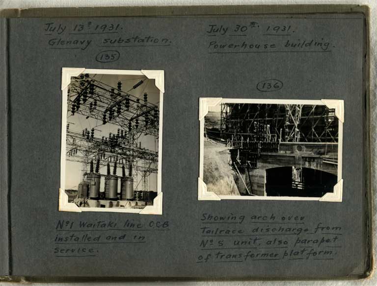 Image of Waitaki Hydro-electric Project photograph album [1929 - 1933]