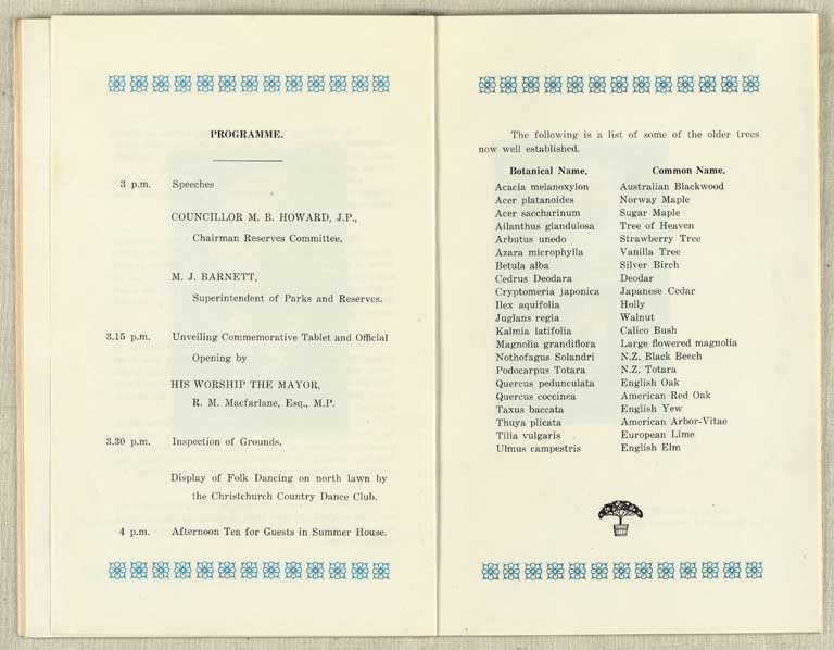 Image of Abberley Park, St. Albans, Christchurch : official souvenir programme, Saturday, 17th February, 1940. 1940