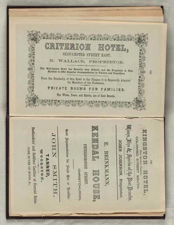 Image of Christchurch and suburban directory for 1879 : comprising an alphabetical, trades and street directory for Christchurch, also an alphabetical list of inhabitants in the suburbs 1879