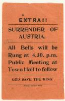 Image of Extra !! Surrender of Austria