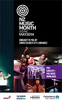 2014 New Zealand Music Month brochure