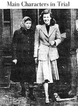 Newspaper image of Pauline Parker and Juliet Hulme