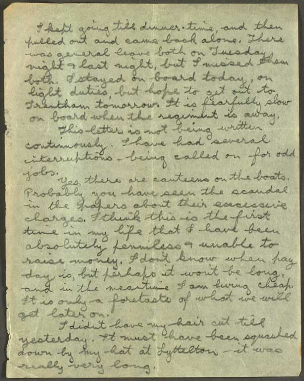 [Letter to Hazel] Oct 1 [1914]