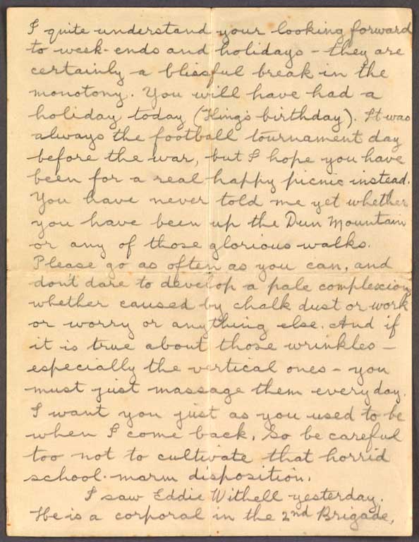[Letter to Hazel] 3 June '16