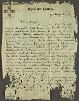 Letter to Hazel, 17 August 1914