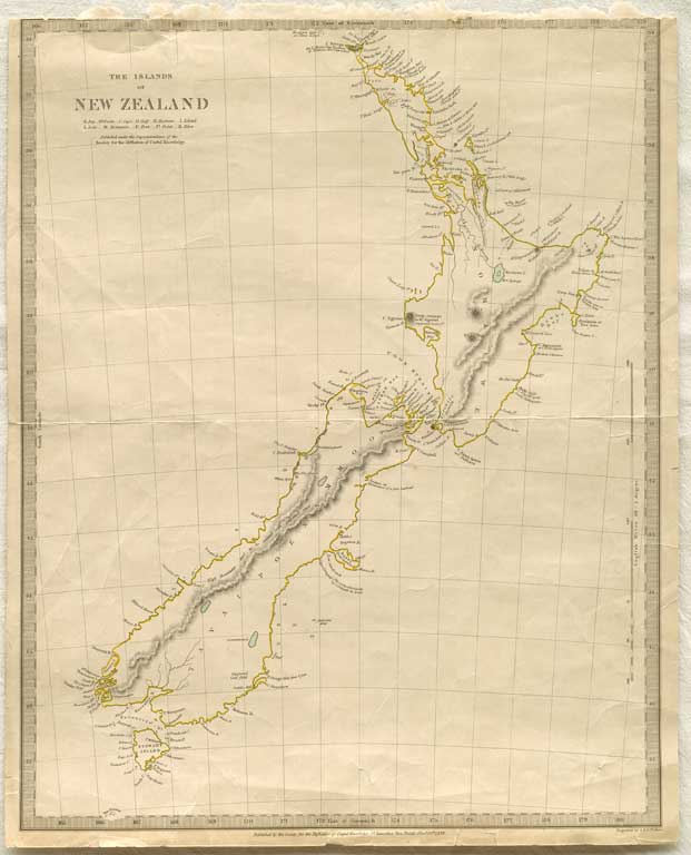 The Islands of New Zealand. 1838 