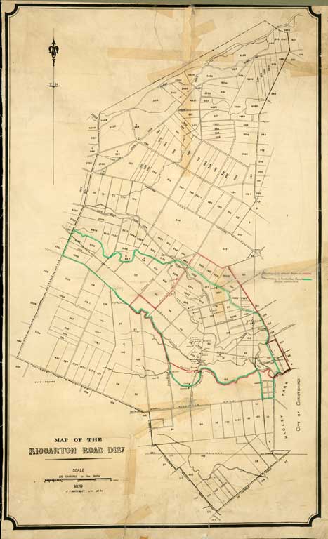 Map of the Riccarton Road Dist. 1879 