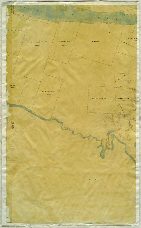 Map of surveyed districts, Canterbury. 1852 Sheet 5 of 7