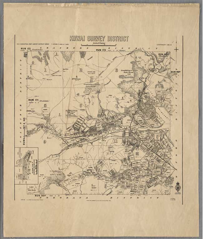 Kowai survey district 1950 