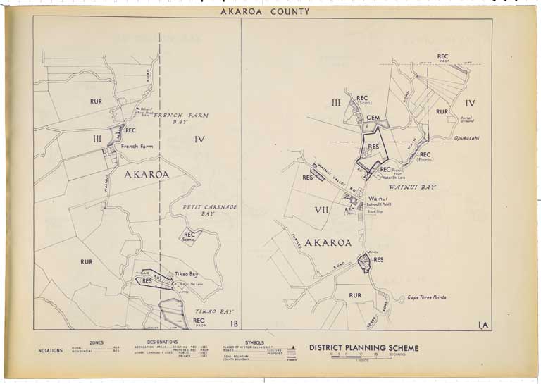 Akaroa County district planning maps : of county series. [1961?] Image 2 of 5