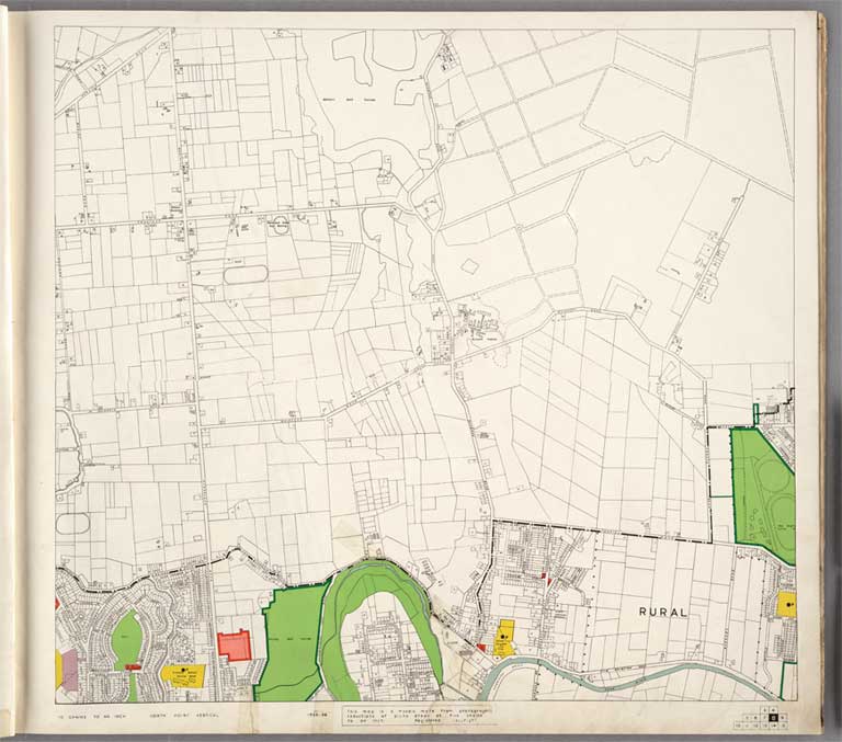 District planning scheme, section one (zoning) 1962 Sheet 4 of 17.