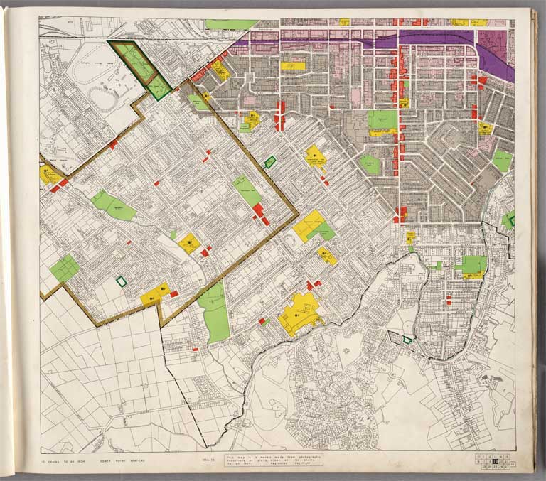 District planning scheme, section one (zoning) 1962 Sheet 11 of 17.