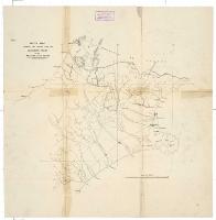 Image of Sketch map showing the routes from the Canterbury Plains to the western gold fields