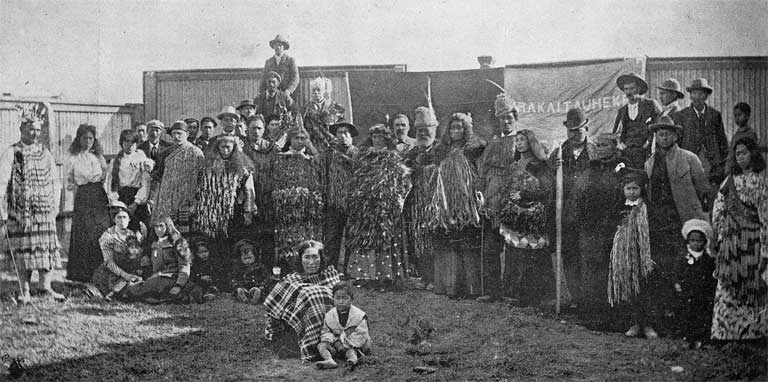 Maori who took part in the celebration in Timaru of the Coronation of King Edward VII and Queen Alexandra