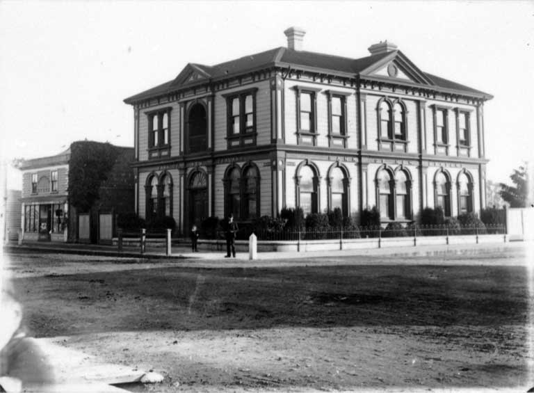 Bank of New Zealand, corner of High and Ashley Streets, Rangiora