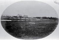 Houses along Avonside Drive and the Avon River, Christchurch [ca. 1865]