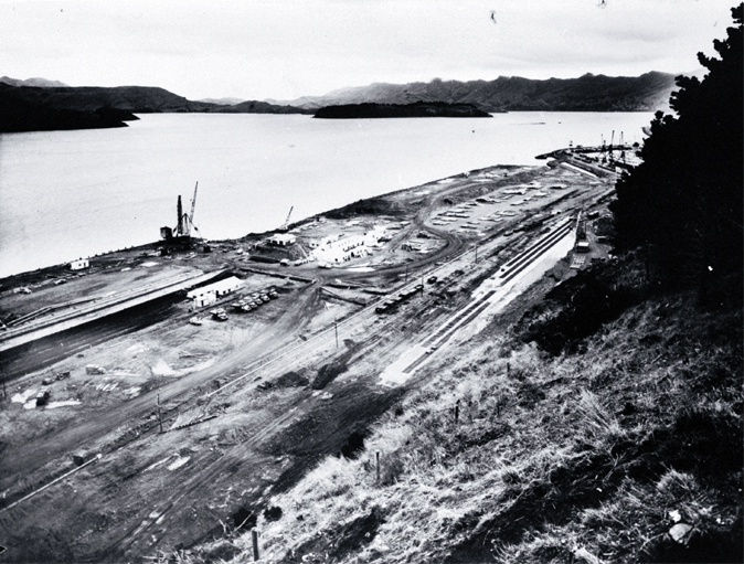 Photo of Cashin Quay under construction [ca. 1963]