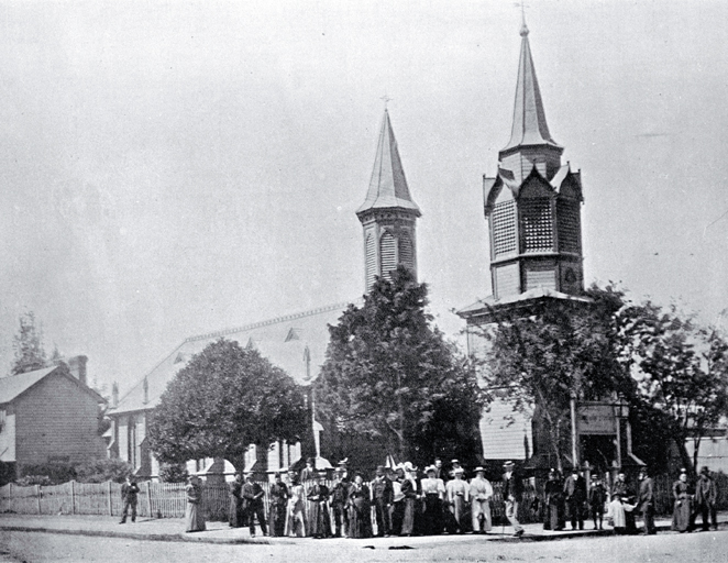 Deutsche Kirche (the German Church), corner of Montreal and Worcester Streets, Christchurch 