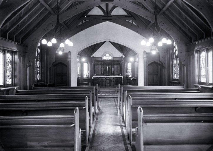 Nurses' Memorial Chapel, Christchurch Hospital, Riccarton Avenue ca. 1930