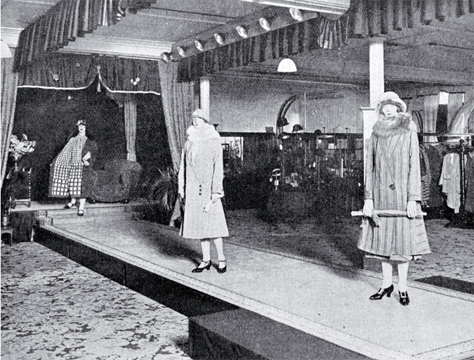 Scenes from the grand mannequin parade of autumn fashions, Farmers showrooms, Christchurch 